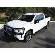 Load image into Gallery viewer, Westin 2019 Chevrolet Silverado/Sierra 1500 Crew Cab (5.5ft) R5 Modular Nerf Step Bars - Black - Side View