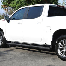 Load image into Gallery viewer, Westin 2019 Chevrolet Silverado/Sierra 1500 Crew Cab (5.5ft) R5 Modular Nerf Step Bars - Black - Back View
