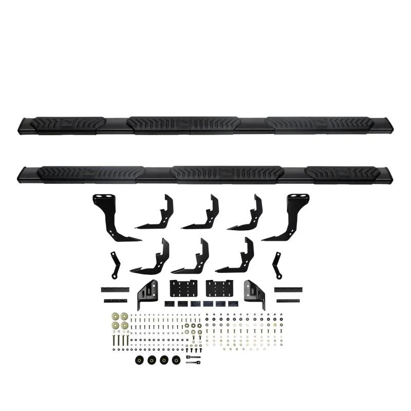 Westin 2019 Chevrolet Silverado/Sierra 1500 Crew Cab (5.5ft) R5 Modular Nerf Step Bars - Black - Additional View 8