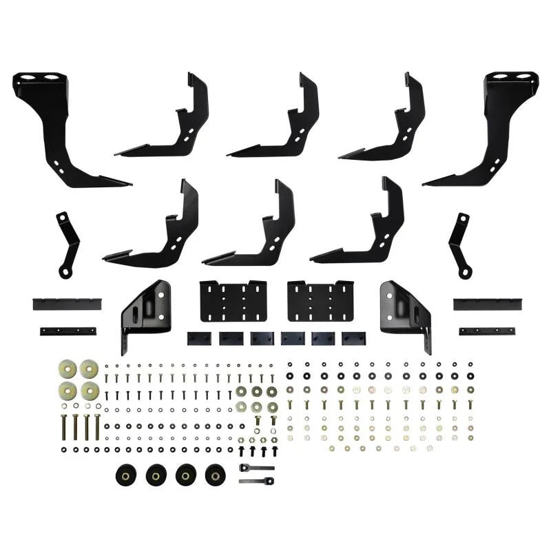 Westin 2019 Chevrolet Silverado/Sierra 1500 Crew Cab (5.5ft) R5 Modular Nerf Step Bars - Black - Additional View 10