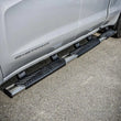 Load image into Gallery viewer, Westin 2019 Chevrolet Silverado/Sierra 1500 Crew Cab (5.5ft) R5 Modular Nerf Step Bars - SS - Installation View