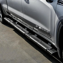 Load image into Gallery viewer, Westin 2019 Chevrolet Silverado/Sierra 1500 Crew Cab (6.5ft) R5 Modular Nerf Step Bars - Black - Back View