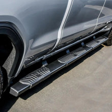 Load image into Gallery viewer, Westin 2019 Chevrolet Silverado/Sierra 1500 Crew Cab (6.5ft) R5 Modular Nerf Step Bars - Black - Installation View