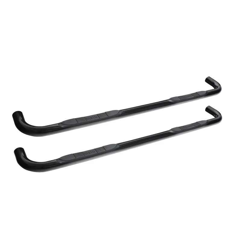 Westin 2019 Chevrolet Silverado/Sierra 1500 Crew Cab E-Series 3 Nerf Step Bars - Black - Main Product View