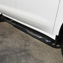 Load image into Gallery viewer, Westin 2019 Chevrolet Silverado/Sierra 1500 Crew Cab E-Series 3 Nerf Step Bars - Black - Side View