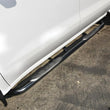 Load image into Gallery viewer, Westin 2019 Chevrolet Silverado/Sierra 1500 Crew Cab E-Series 3 Nerf Step Bars - Black - Back View