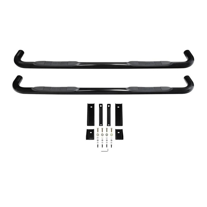 Westin 2019 Chevrolet Silverado/Sierra 1500 Crew Cab E-Series 3 Nerf Step Bars - Black - Additional View 6