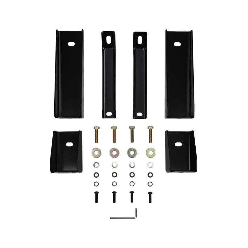 Westin 2019 Chevrolet Silverado/Sierra 1500 Crew Cab E-Series 3 Nerf Step Bars - Black - Additional View 7