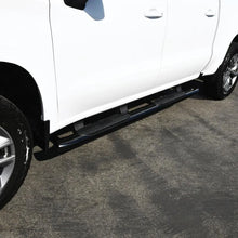 Load image into Gallery viewer, Westin 2019 Chevrolet Silverado/Sierra 1500 Crew Cab Non LD PRO TRAXX 5 Oval Nerf Step Bars - Black - Additional View 5