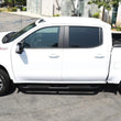 Load image into Gallery viewer, Westin 2019 Chevrolet Silverado/Sierra 1500 Crew Cab Platinum 4 Oval Nerf Step Bars - Black - Back View