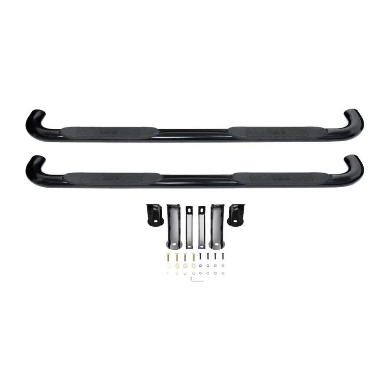 Westin 2019 Chevrolet Silverado/Sierra 1500 Crew Cab Platinum 4 Oval Nerf Step Bars - Black - Additional View 7