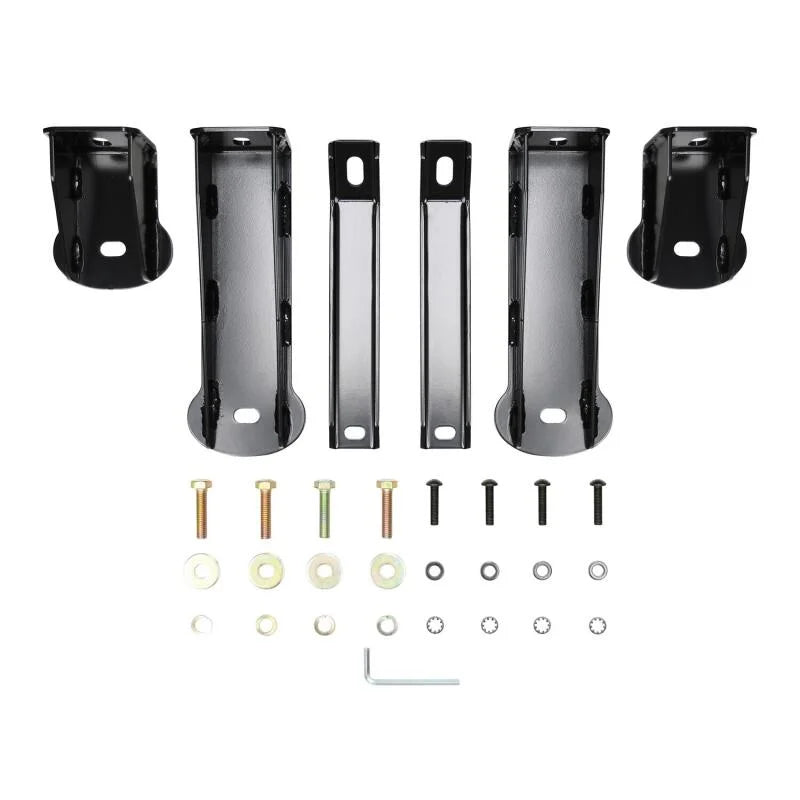 Westin 2019 Chevrolet Silverado/Sierra 1500 Crew Cab Platinum 4 Oval Nerf Step Bars - Black - Additional View 9