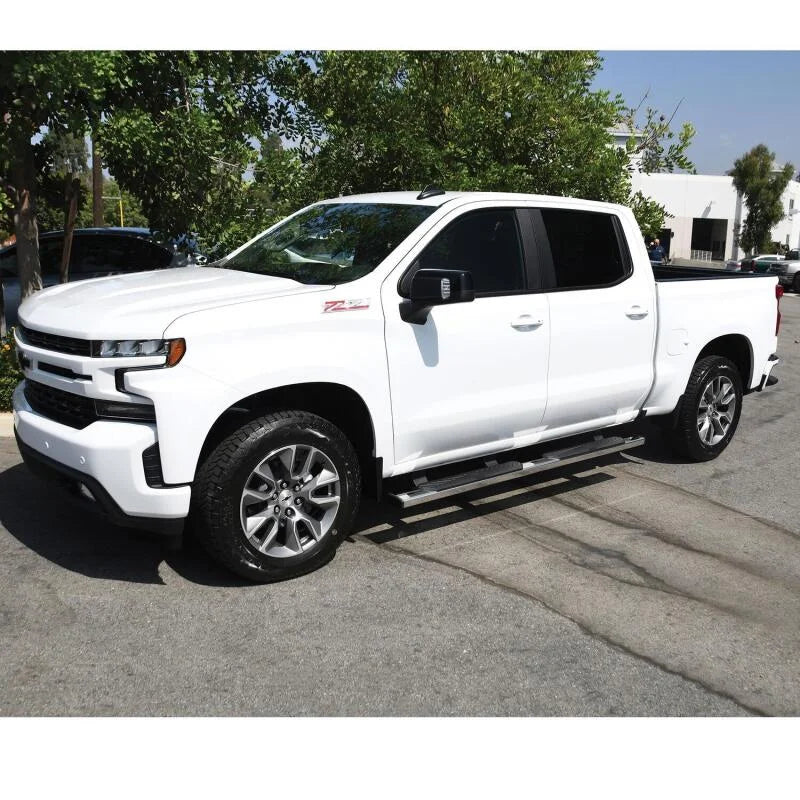 Westin 2019 Chevrolet Silverado/Sierra 1500 Crew Cab R5 Nerf Step Bars - SS - Side View