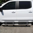 Load image into Gallery viewer, Westin 2019 Chevrolet Silverado/Sierra 1500 Crew Cab R5 Nerf Step Bars - SS - Back View