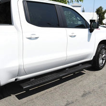 Load image into Gallery viewer, Westin 2019 Chevrolet Silverado/Sierra 1500 Crew Cab R7 Nerf Step Bars - Black - Back View