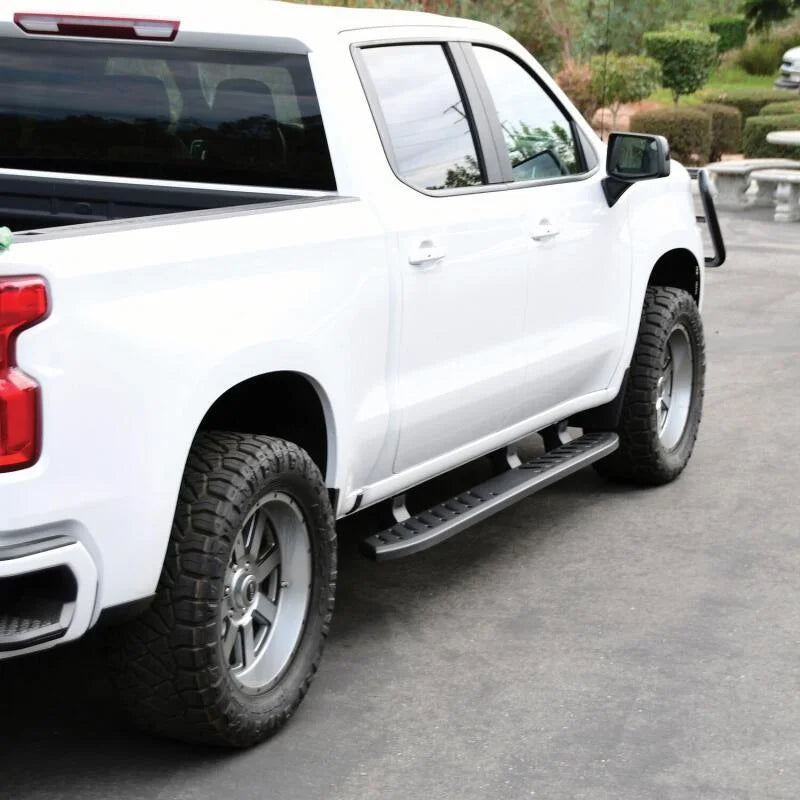 Westin 2019 Chevrolet Silverado/Sierra 1500 Crew Cab Thrasher Running Boards - Textured Black - Additional View 5