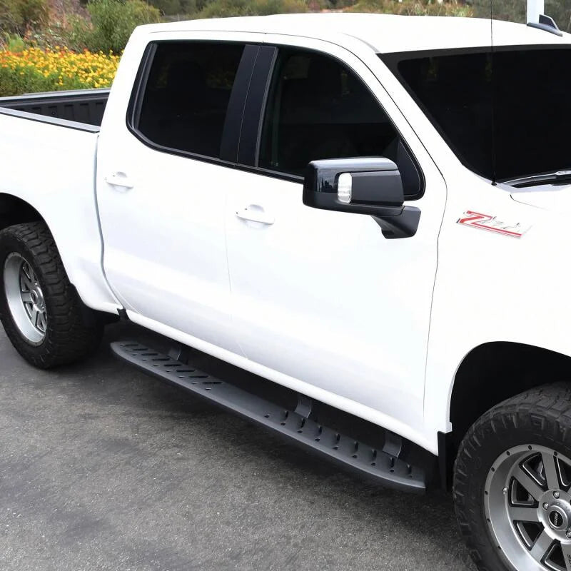 Westin 2019 Chevrolet Silverado/Sierra 1500 Crew Cab Thrasher Running Boards - Textured Black - Additional View 6