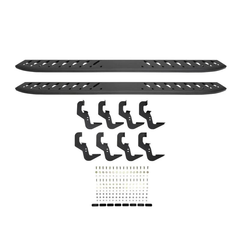 Westin 2019 Chevrolet Silverado/Sierra 1500 Crew Cab Thrasher Running Boards - Textured Black - Additional View 13