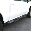Load image into Gallery viewer, Westin 2019 Chevrolet Silverado/Sierra 1500 Crew Cab Xtreme Nerf Step Bars - Textured Black - Installation View