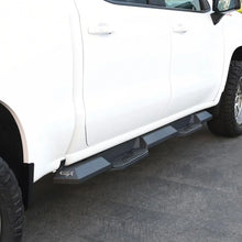 Load image into Gallery viewer, Westin 2019 Chevrolet Silverado/Sierra 1500 Crew Cab Xtreme Nerf Step Bars - Textured Black - Installation View