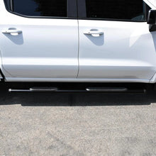 Load image into Gallery viewer, Westin 2019 Chevrolet Silverado/Sierra 1500 Double/CC Premier Oval Nerf Step Bar Mount Kit - Black - Back View