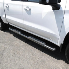Load image into Gallery viewer, Westin 2019 Chevrolet Silverado/Sierra 1500 Double/CC Premier Oval Nerf Step Bar Mount Kit - Black - Installation View