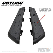 Load image into Gallery viewer, Westin 2019 Dodge Ram Crew Cab ( Excludes 1500 Classic)  Outlaw Nerf Step Bars - Back View