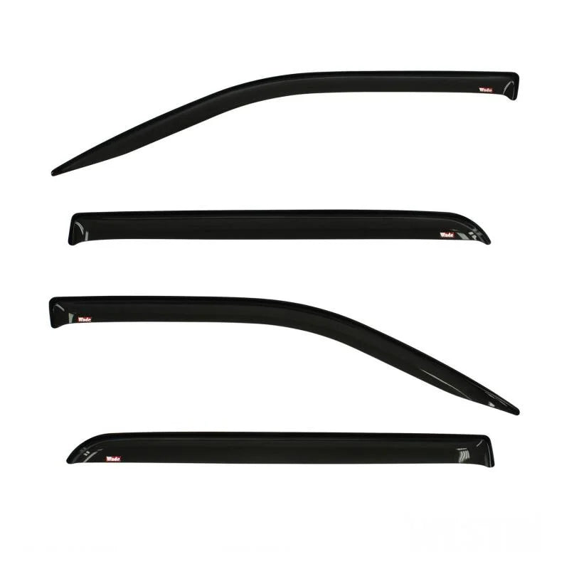 Westin 2019 RAM 1500 Crew Cab (Non Classic) Wade Slim Wind Deflector 4pc - Smoke - Main Product View
