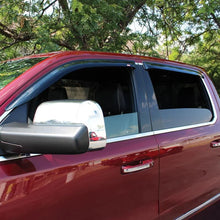 Load image into Gallery viewer, Westin 2019 RAM 1500 Crew Cab (Non Classic) Wade Slim Wind Deflector 4pc - Smoke - Side View