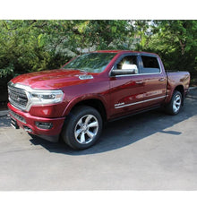 Load image into Gallery viewer, Westin 2019 RAM 1500 Crew Cab (Non Classic) Wade Slim Wind Deflector 4pc - Smoke - Installation View