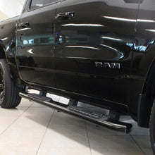 Load image into Gallery viewer, Westin 2019 Ram 1500 Crew Cab (Excl. 2019 Ram 1500 Classic) PRO TRAXX 5 Oval Nerf Step Bars - Black - Installation View