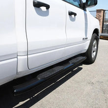 Load image into Gallery viewer, Westin 2019 Ram 1500 Quad Cab (Excl Classic) PRO TRAXX 5 Oval Nerf Step Bars - Black - Back View