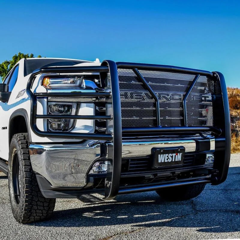 Westin 2020 Chevrolet Silverado 2500/3500 HDX Grille Guard - Black - Additional View 8