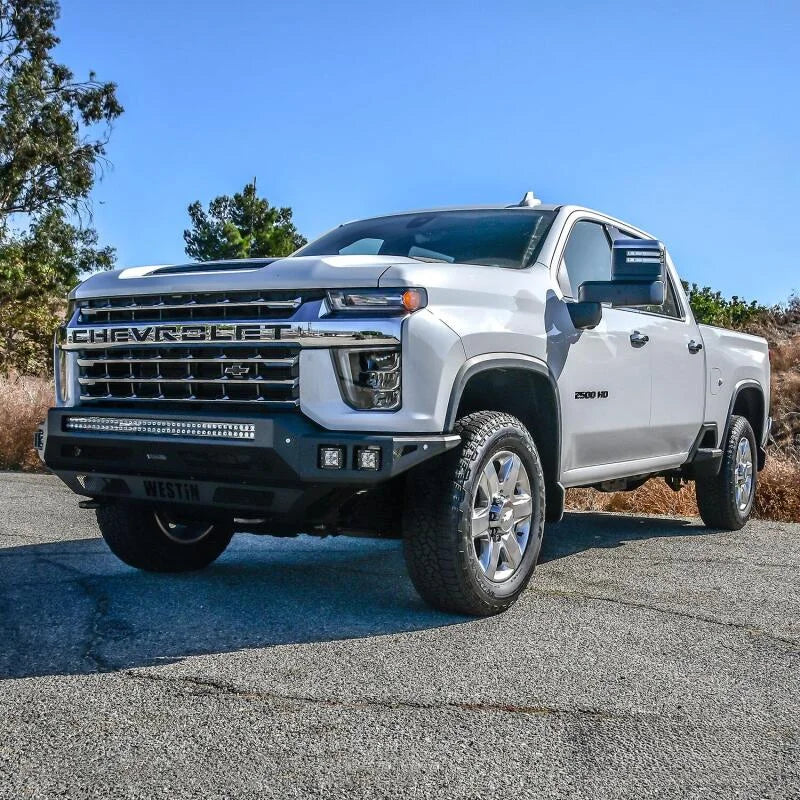 Westin 2020 Chevrolet Silverado 2500/3500 Pro-Mod Front Bumper - Back View