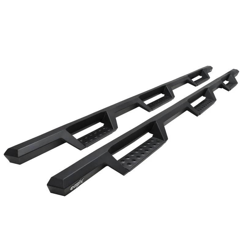 Westin 2020 Chevy Silverado 2500/3500 Crew Cab (8ft Bed) HDX W2W Nerf Step Bars - Textured Black - Main Product View