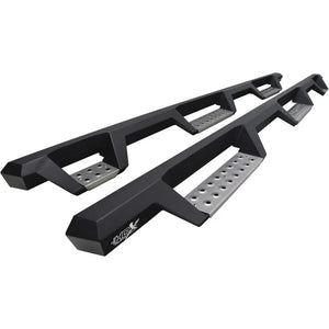 Westin 2020 Chevy Silverado 2500/3500 Crew Cab (8ft Bed) W2W Nerf Step Bars - Textured Black - Main Product View