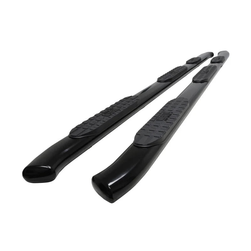 Westin 2020 Chevy Silverado 2500/3500 Double Cab (8ft Bed) PRO TRAXX 5 Oval W2W Nerf Bars - Black - Main Product View
