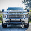 Load image into Gallery viewer, Westin 2020 Chevy Silverado 2500/3500 E-Series Bull Bar - Black - Main Product View