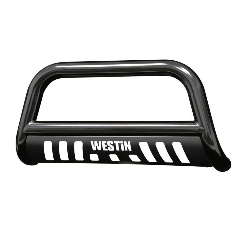 Westin 2020 Chevy Silverado 2500/3500 E-Series Bull Bar - Black - Installation View