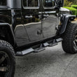 Load image into Gallery viewer, Westin 2020 Jeep Gladiator HDX Xtreme Nerf Step Bars - Textured Black - Back View