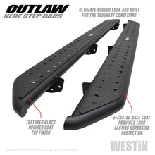 Load image into Gallery viewer, Westin 2020 Jeep Gladiator Outlaw Nerf Step Bars - Textured Black - Main Product View