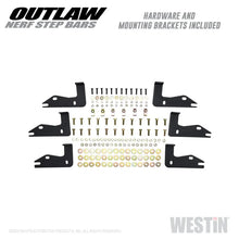 Load image into Gallery viewer, Westin 2020 Jeep Gladiator Outlaw Nerf Step Bars - Textured Black - Back View