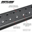 Load image into Gallery viewer, Westin 2020 Jeep Gladiator Outlaw Nerf Step Bars - Textured Black - Additional View 8