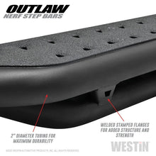 Load image into Gallery viewer, Westin 2020 Jeep Gladiator Outlaw Nerf Step Bars - Textured Black - Additional View 9