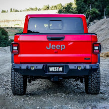 Load image into Gallery viewer, Westin 2020 Jeep Gladiator w/Sensors WJ2 Rear Bumper w/Sensor - Textured Black - Additional View 5