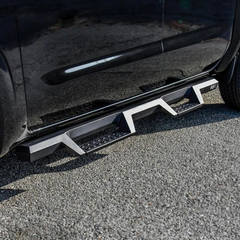 Westin 2022 Nissan Frontier Crew Cab Pickup HDX Drop Nerf Step Bars - Textured Black - Back View