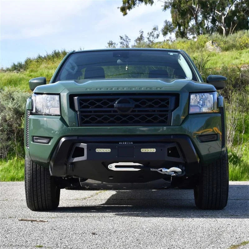Westin 2022 Nissan Frontier Pro-Series Front Bumper - Textured Black - Back View