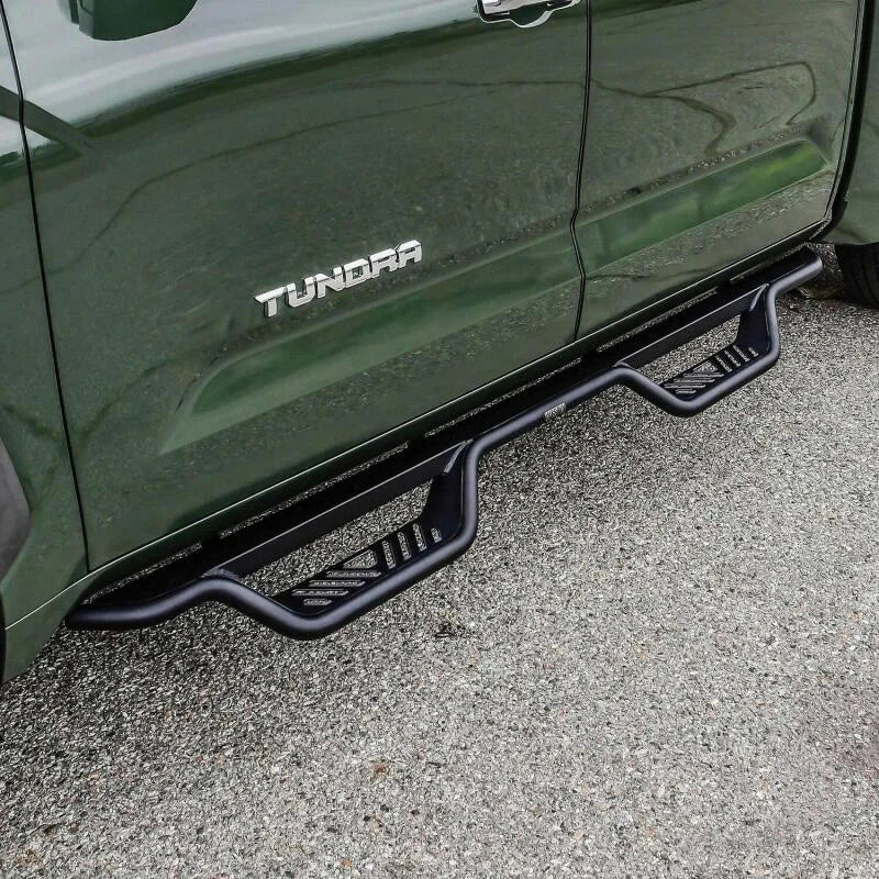 Westin 2022+ Toyota Tundra Crew Max Outlaw Nerf Step Bars - Side View