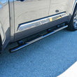 Load image into Gallery viewer, Westin 2022 Toyota Tundra CrewMax PRO TRAXX 4 Oval Nerf Step Bars - Black - Back View