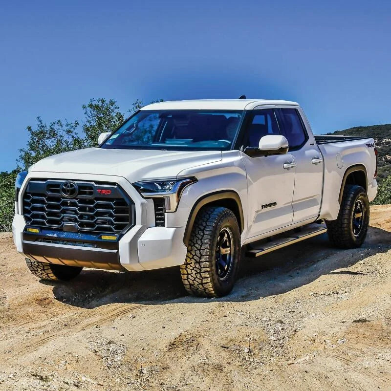 Westin 2022 Toyota Tundra Dbl Cab & Crew Max R5 Nerf Step Bars - Textured Black - Side View